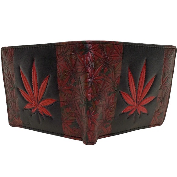 Shagwear Men’s Cannabis Theme Wallet - Picture 1 of 5